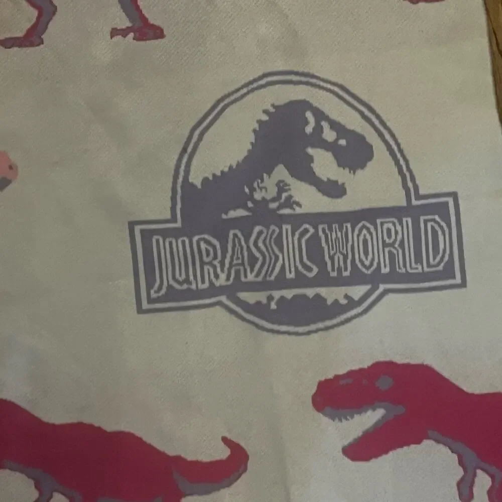 Jurassic World Dinosaur Throw Blanket Pink T-Rex Pink‎ Purple Decor 58x39